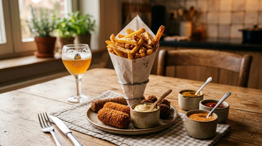 Frietkot-avond thuis: zo serveer je frietjes en snacks zoals in de frituur