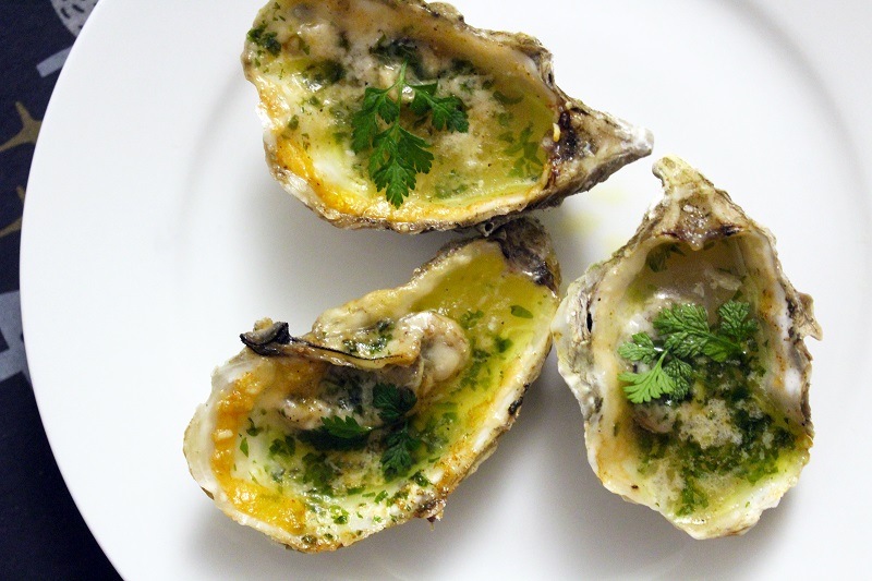 Gegratineerde oesters